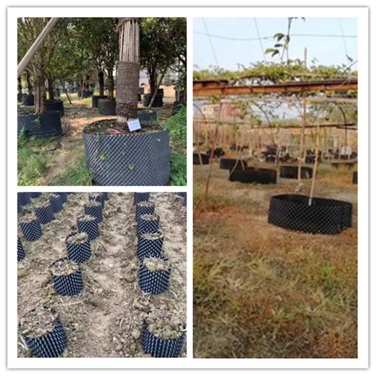 DD3194    Black Plastic Nursery Pot Root Control Fruit Vegetable Garden self-Planting Pot Air Root Pruning Pots