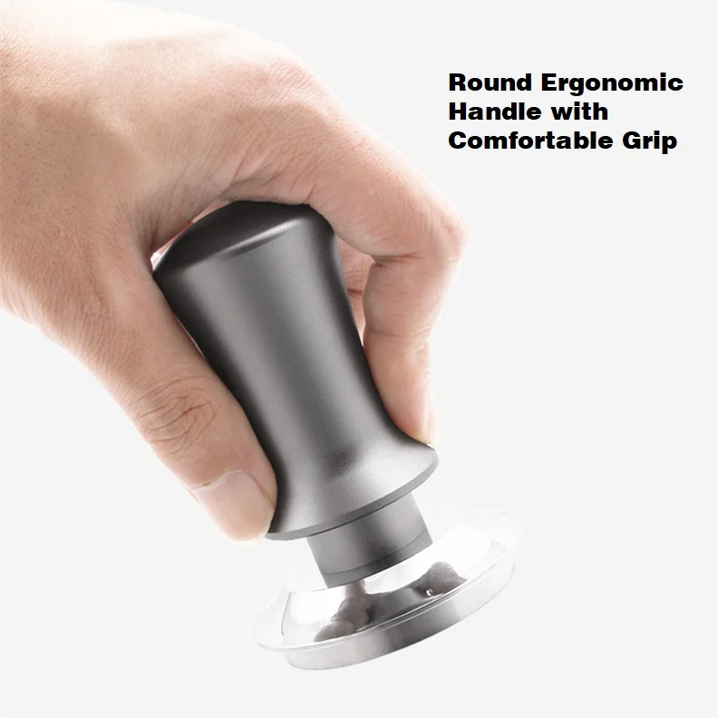 Hotsell 30lbs of pressure powder coffee distributor tamper auto coffee tamper 49