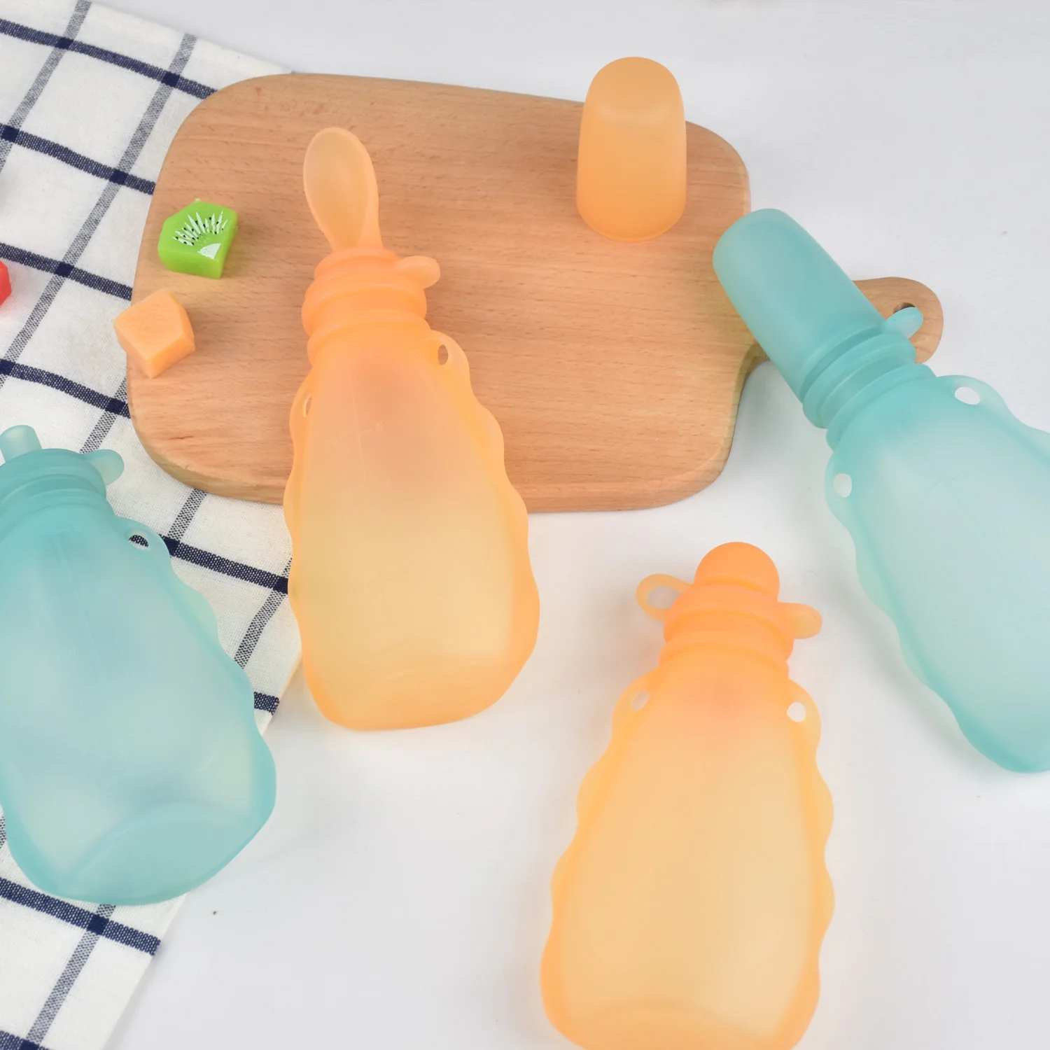 Wholesale Food Grade Reusable Bpa Free 180Ml Silicone Baby Colostrum Collector Breastmilk Breast Milk Storage Bag