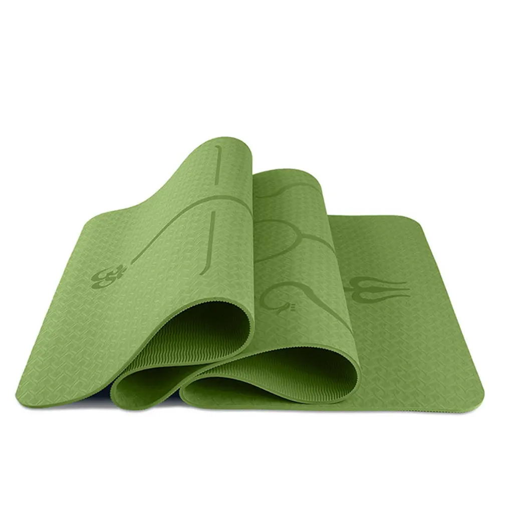  TPE Yoga Mats Anti-slip Blanket Gymnastic Sport Health Lose Weight Fitness Exercise Pad Women