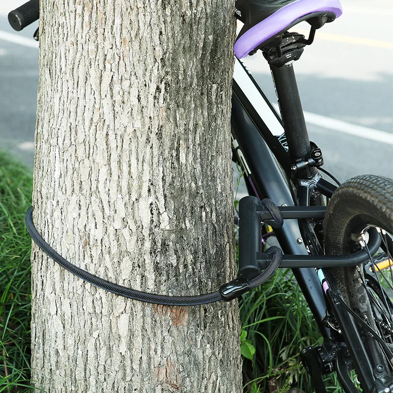 Bicycle U-lock Motorcycle Anti-theft Lock Mountain Bike Scable Bar Lock