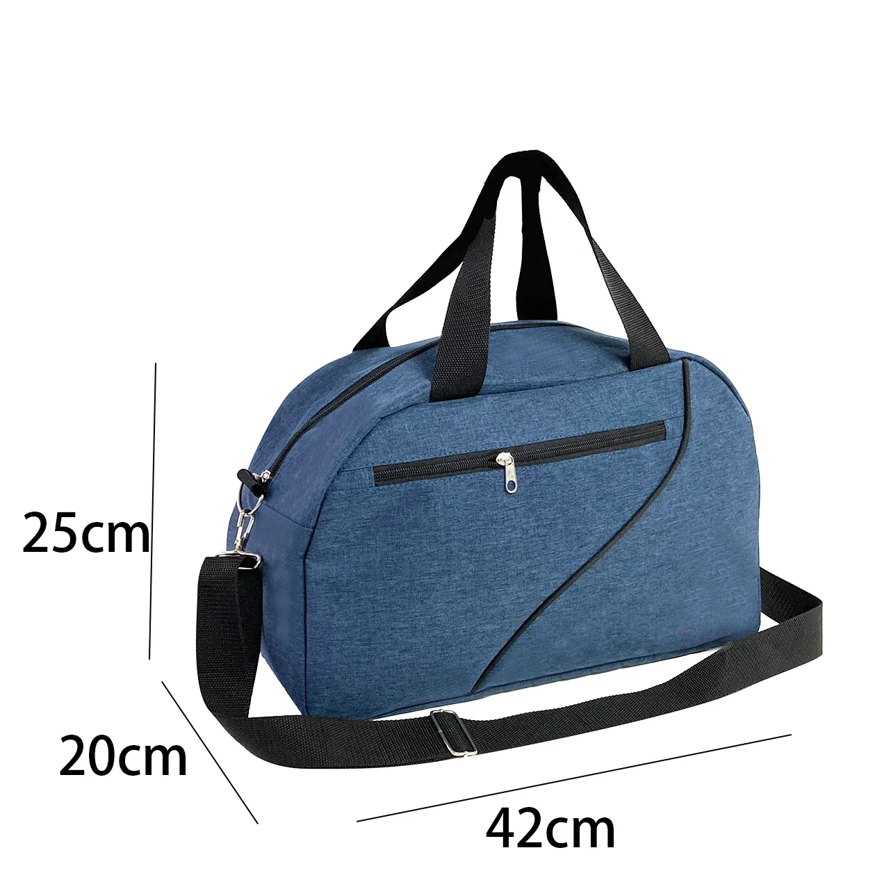 2025 Custom Logo Brand Waterproof Comfortable Fashion Stylish Everywhere Outdoor Sport Travel Gym Duffel Bag with Front Pocket