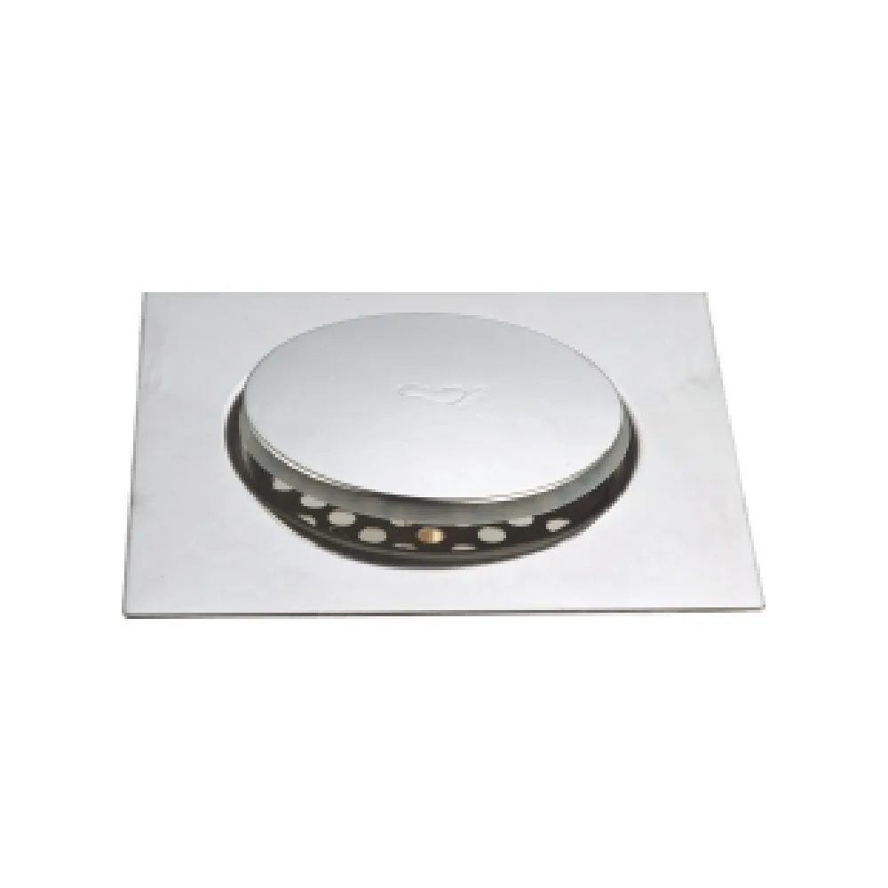 New arrival Brass Floor Drain with Tile Insert Invisible Grate Cover Strainer Brushed bathroom drainer