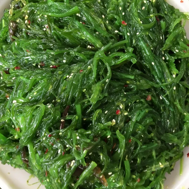 Vegetables vegan frozen seasoned seaweed salad chuka wakame