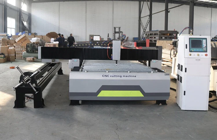  WISDOM CNC 1530 round and square tube metal plasma cutting