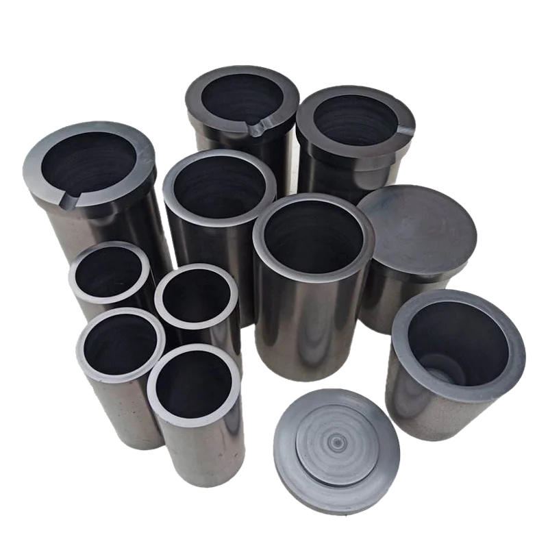 Customized Small Sizes Graphite Crucible With Lid