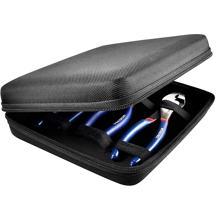 Plier Sets Storage Case for Groove Joint Long Nose Slip Joint Diagonal Linesman Wrench Organizer Case