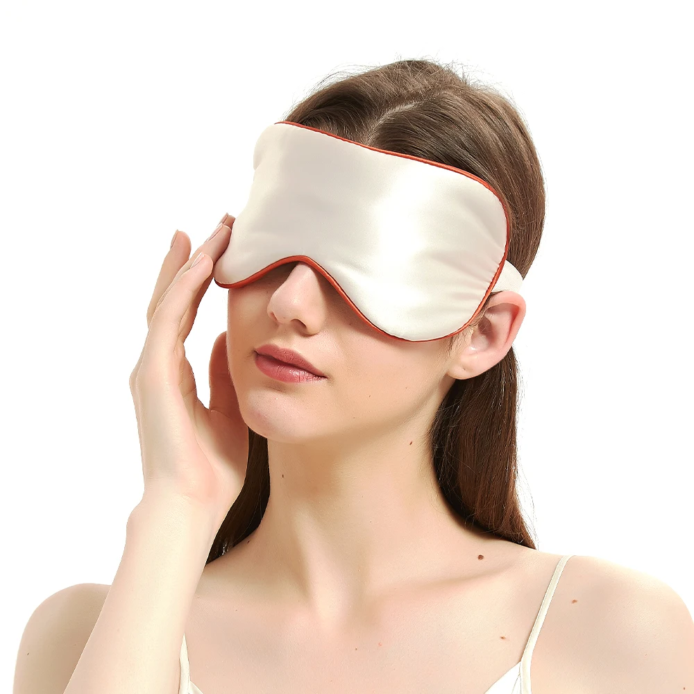  100% чистый натуральный органический шелк eyemask для сна тутового шелкопряда