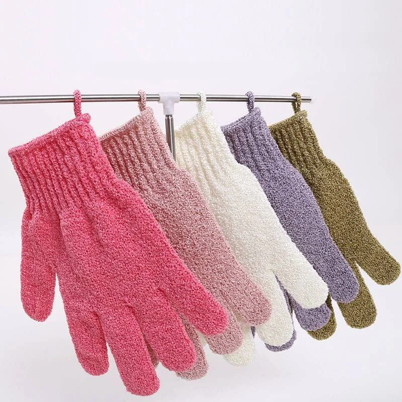 Прямые продажи с фабрики корейские отшелушивающие перчатки для ванны