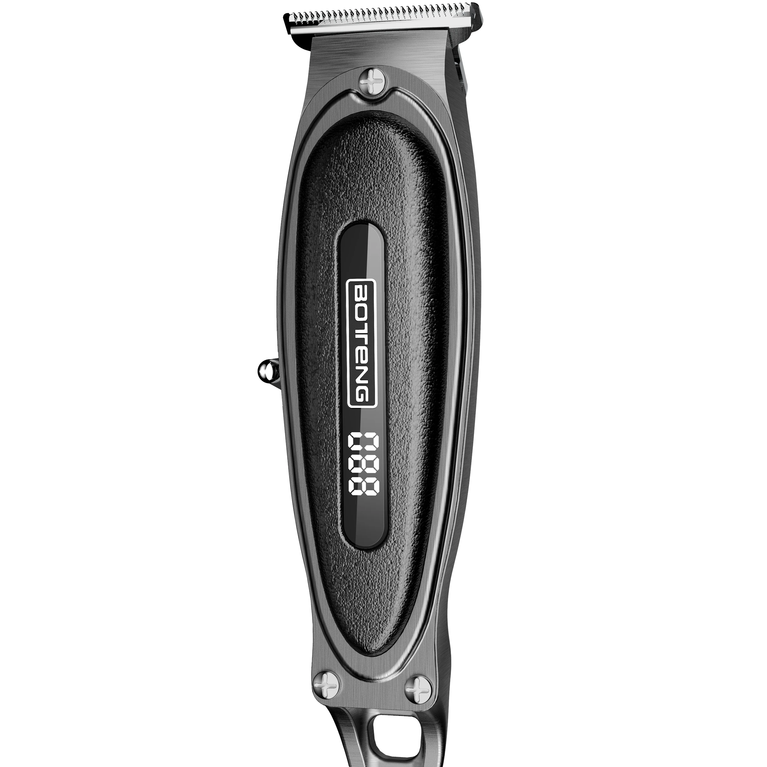 
Electric Cordless Salon Men Barber Clippers Metal Professional OEM Customized Steel Motor Box Trimmer 