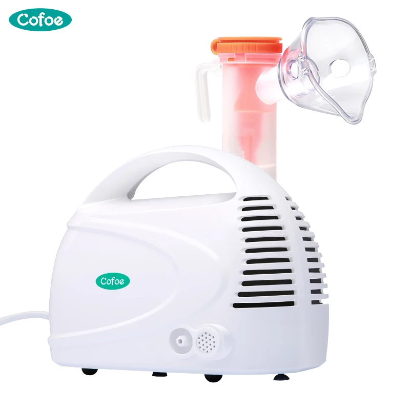 Hospital and home use Cheap quiet high flow portable free asthma compressor nebulizer machine