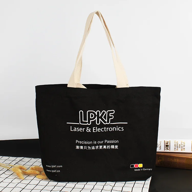 Изготовленные на заказ дешевые рекламные хлопок матерчатая хозяйственная сумка с вашим логотипом