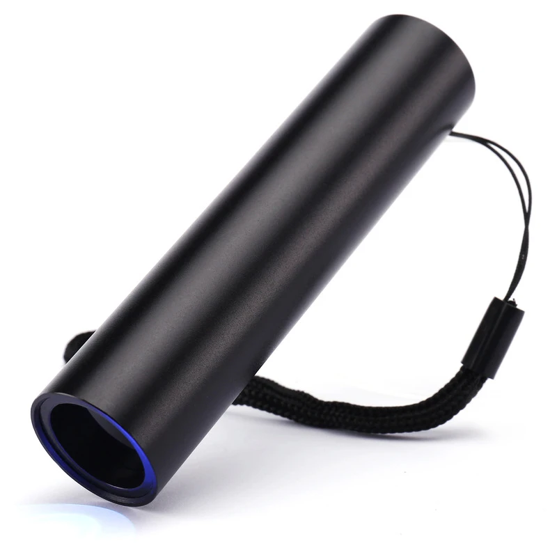 Pets Ringworm Detector Aluminum USB Rechargeable Black Light 365nm UV Flashlight