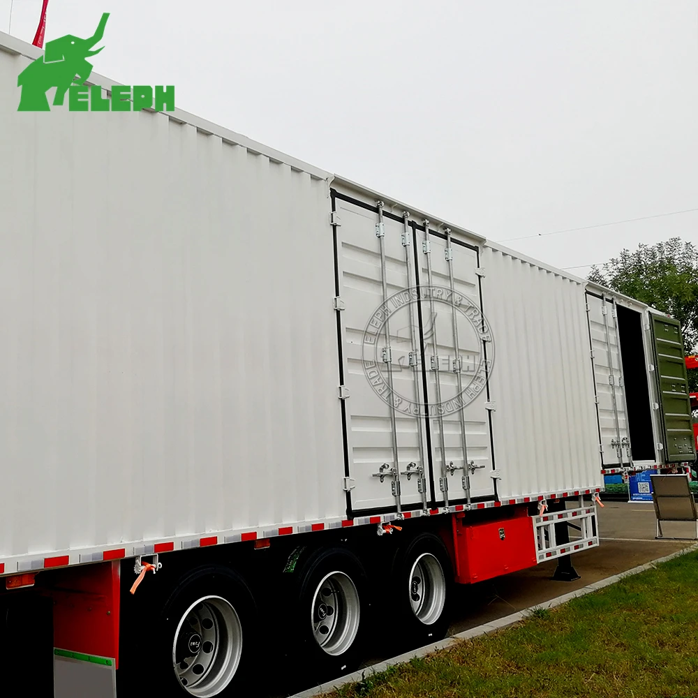 2024 New Trailer Box Long Distance Logistics Transport Trailer Cargo Truck Box Body For Trailer