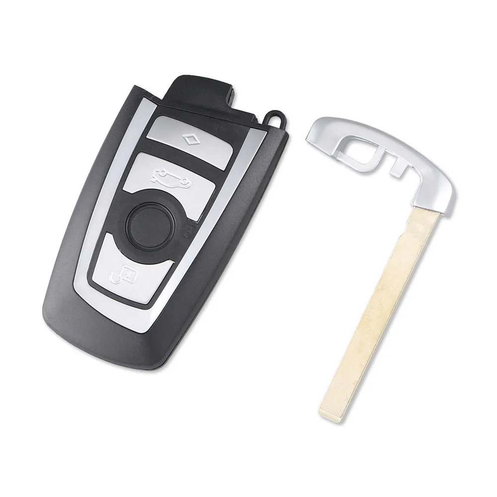 KEYYOU 4 Buttons Remote Key Car Key Fob 433MHZ For BMW CAS4 5 Series 7 Series KR55WK49863/267T-5WK49863