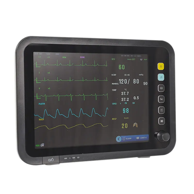 Multi parameter ECG Monitor Manufacturer Medical Portable Blood Oxygen Monitor Vehicle Monitoring Equipment