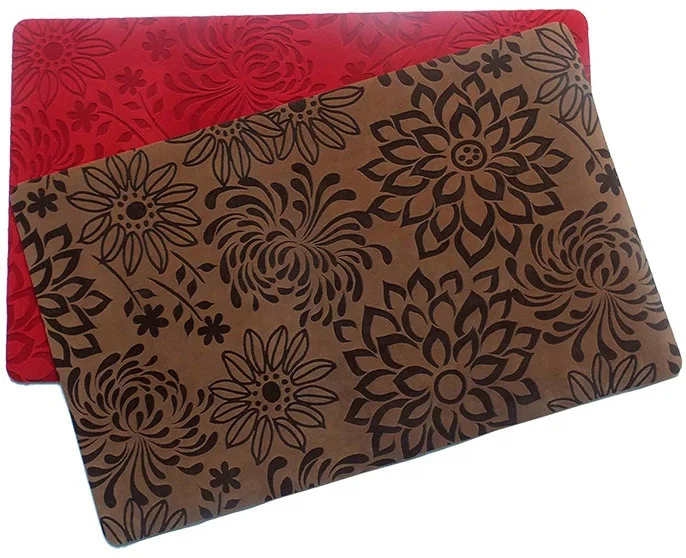 anti-slip flocking rubber floor mat protective stair mat neoprene rubber base microfibre nylon kitchen living room door mat