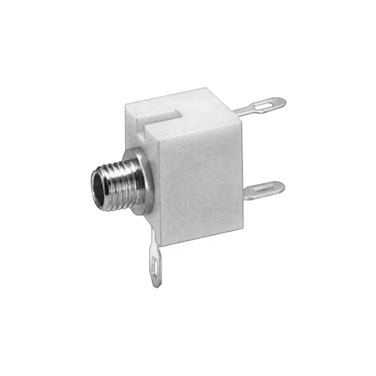 FOSEN Earphone socket /2.5 audio socket /2.5mm audio master Mono 3pin with Vertical Audio Phone Jack Nut PJ20010