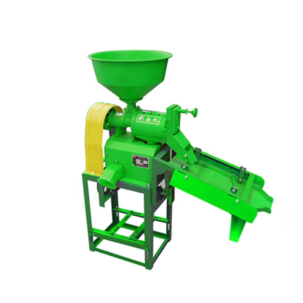 Small Farm Household  rice mini mill machine Price for Sale