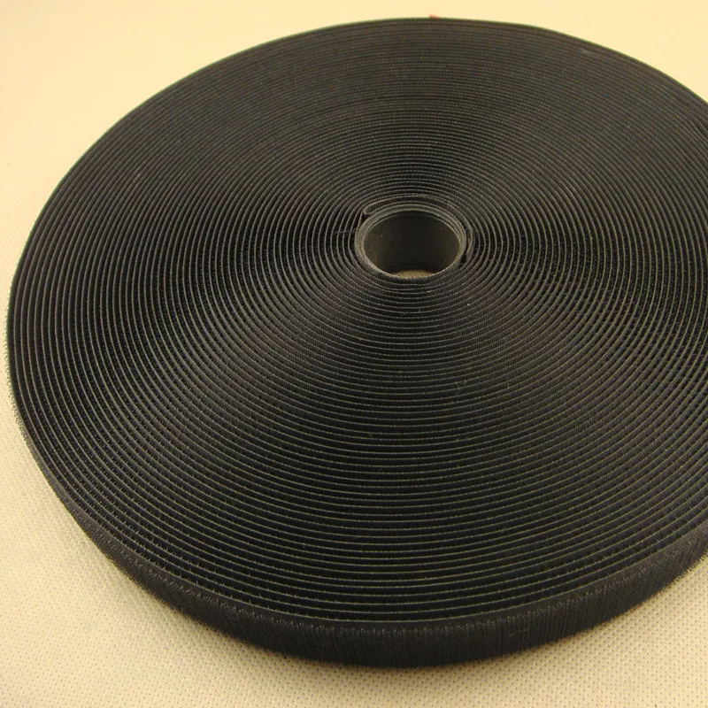 1' Nylon and Polyester Hook and Loop Tape for Sewing Hook and Loop Fastener Tape Manufacturer