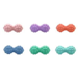 Двойной массажный Ролик в форме арахиса для Лакросса, самомассажный инструмент для спины, ног, шеи, позвоночника, плеч