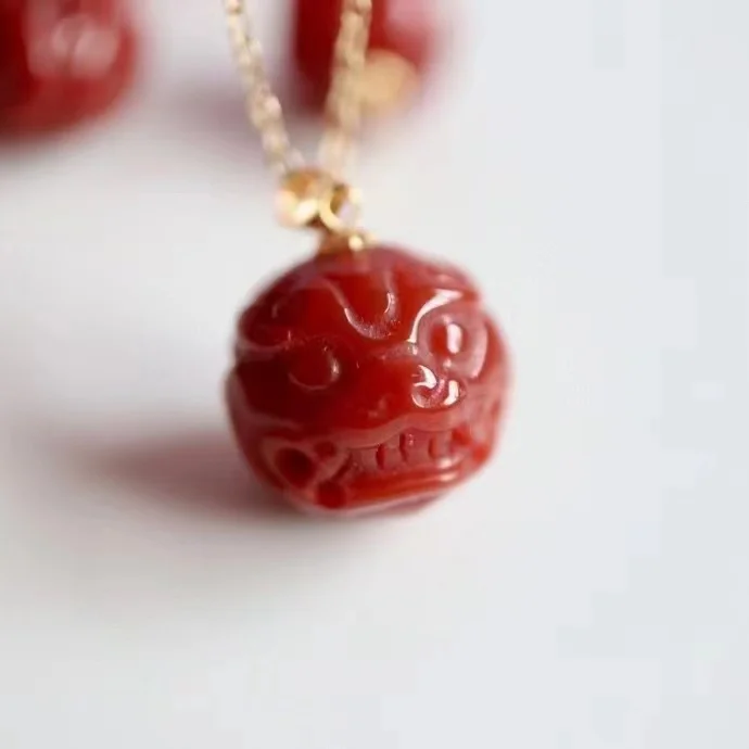 Customized Pure 18K Gold Pendant AU750 Fine Jewelry Gift Real Gold Peridot / Topaz / Aquamarine / Nephrite / Amber Pendant