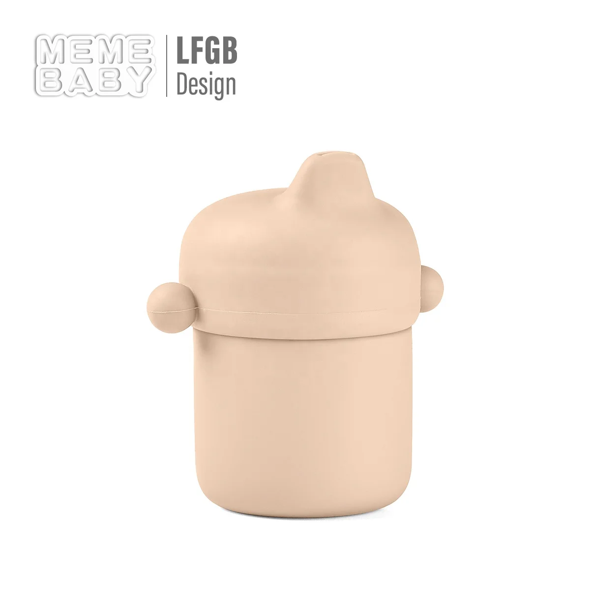 Leakproof Food Grade Silicone Sippy Cups Holder Kids Toddler Children Water Drinking Training Silicone Baby Sippy Cup Wholesale