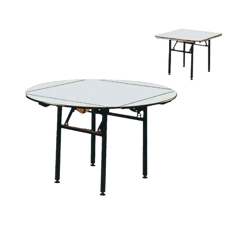 Wedding 10 people seater round folding dining banquet table