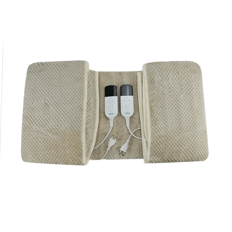 Super soft Sherpa large electric heating blanket with timer 2/4/12 hours automatic switch-off and 3 heating levels ,Washable