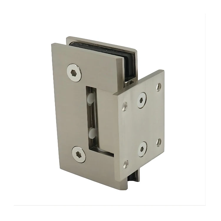 Glass Door Wall Moun Short Back Plate Shower Rooms Fittings Glass Hinges