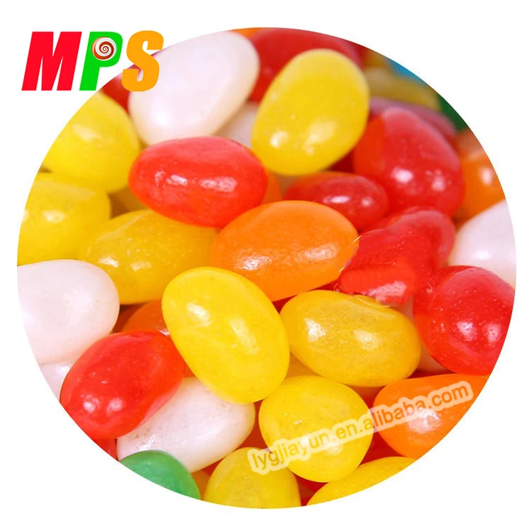 Halal Jelly Candy Colourful Fruity Gummy Jelly Beans
