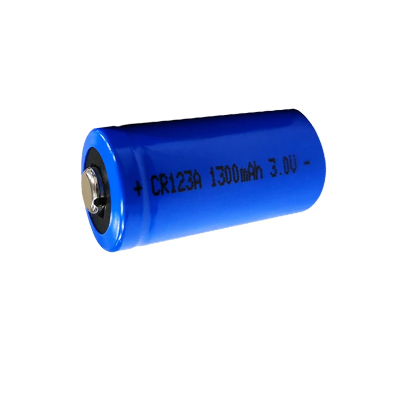 Аккумулятор CR123A 3V1300mAh основной Li-MnO2 с длительным сроком службы и низким саморазрядом литий-марганцевый аккумулятор 3 В
