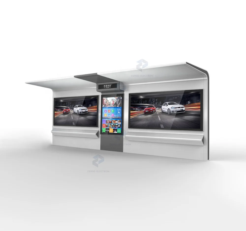 High quality customize furniture urban bus stop,intelligent bus shelter,bus station
