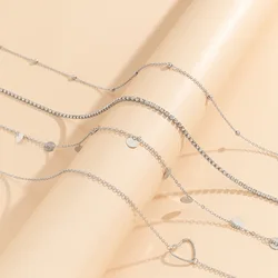 Europe and American sexy tassel sequin metal chain waist chain street body chain