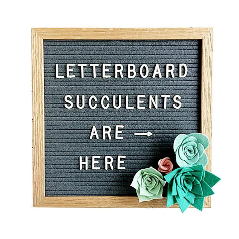 Wood Frame Felt Message Letter Boards