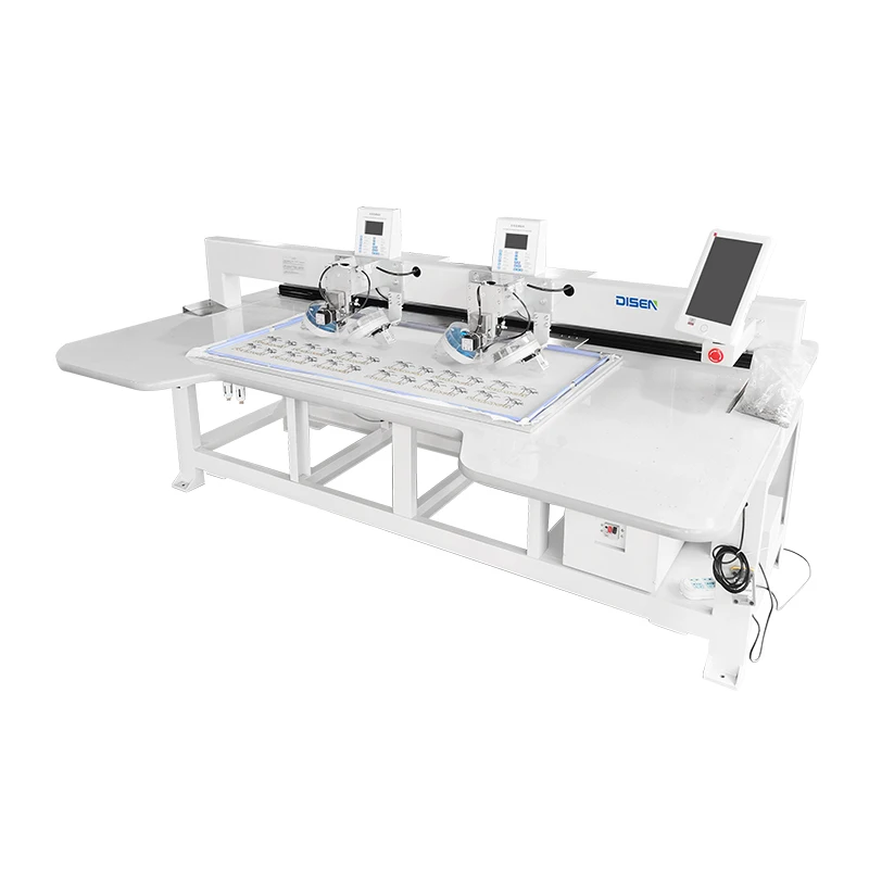 Dual Head Full Auto 2/4 Color Rhinestones Setting Paperless Motifs Spangle Rhinestone Transfer Machine Automatic For Clothes