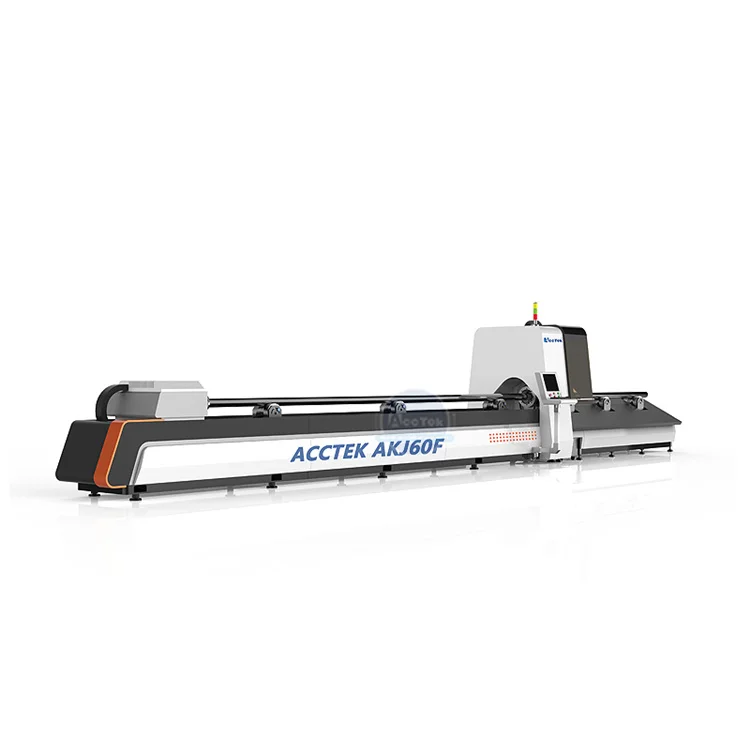 China high accuracy good price professional tube fiber laser cutting machines cnc metal  fiber laser pipe tube cutter