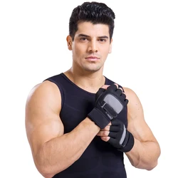 Half Finger Shock-Absorbing Breathable Gloves Cycling Racing With Wrist Support