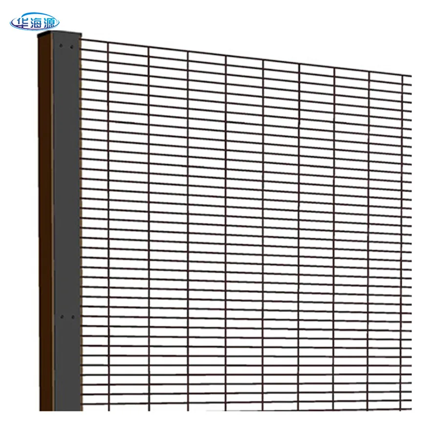 Durable and Protective Powder Coated Steel Wire Mesh 358 Anti-Climb Security Fence