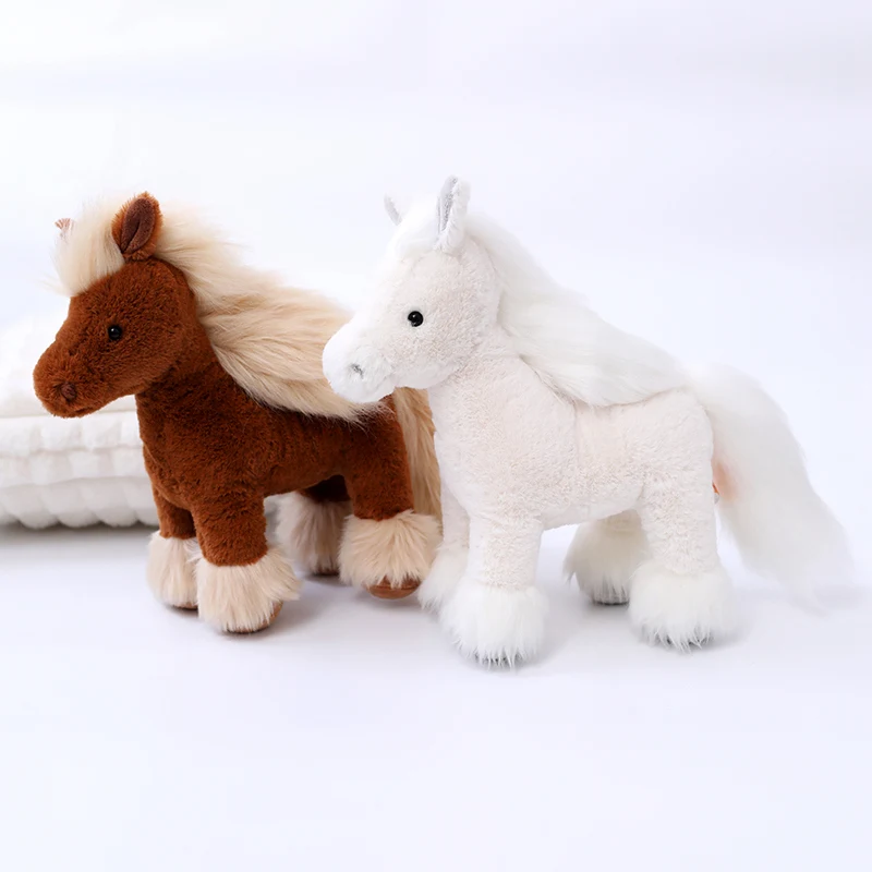 New Arrival Plush Horse Stuffed Animal Children Gift Plush Horse Toy Mini Plush Horse Doll Simulation Animal Doll