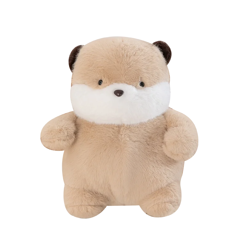 Family pet manufacturers wholesale custom new khaki Beavers soft cute stuffed animal toys