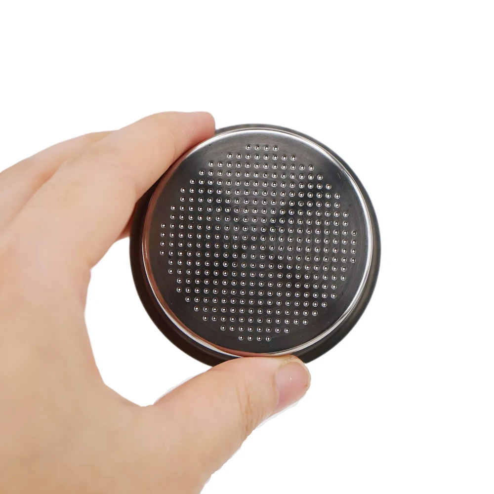 Stainless Steel Single Layer 51mm 2Cup High Pressure Coffee Machine Filter Porous Accessories Double Cup