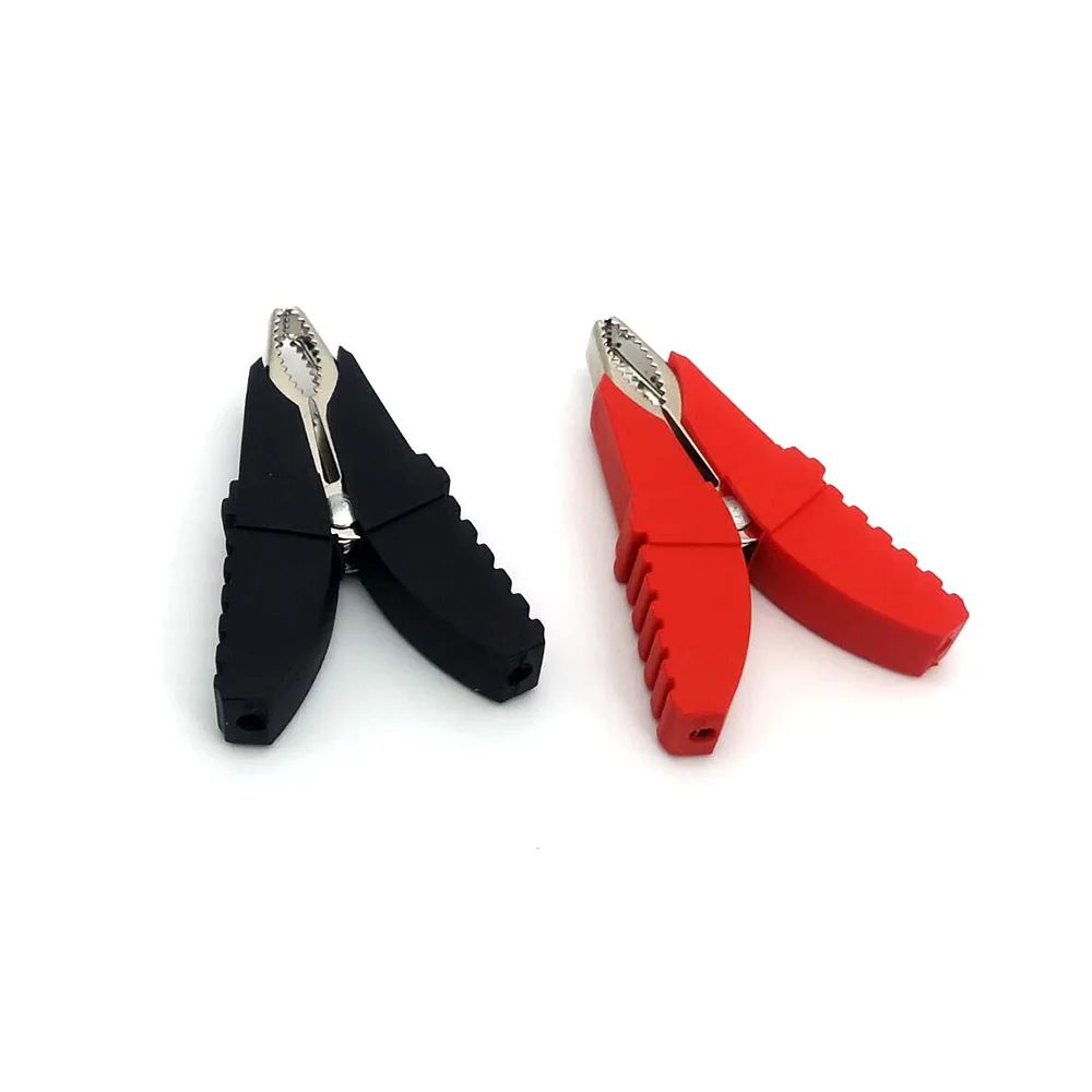 65 мм 5A, электрическая распределительная пластиковая медным покрытием Авто Резиновые зажимы типа «крокодил»