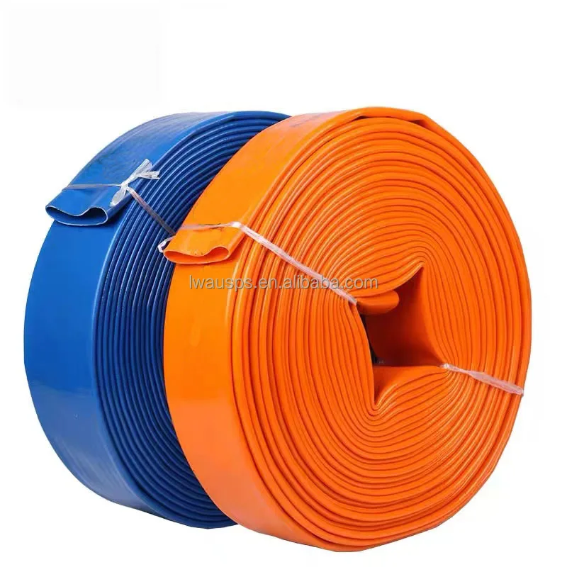 Agricultural Irrigation PVC Layflat Water Hose Pipe High Pressure Flexible Discharge 4 Inch PVC Layflat Hose