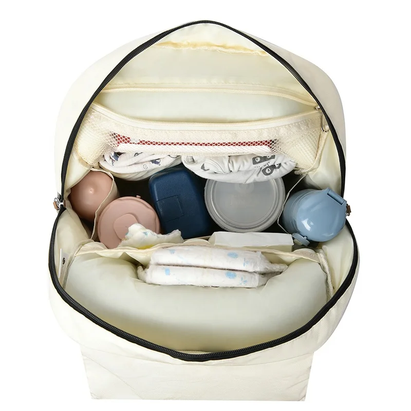 Product China Wholesale Fashion High Quality Waterproof Stroller Organizer Diaper Bag Backpack Mommy Travel Bag With Handle