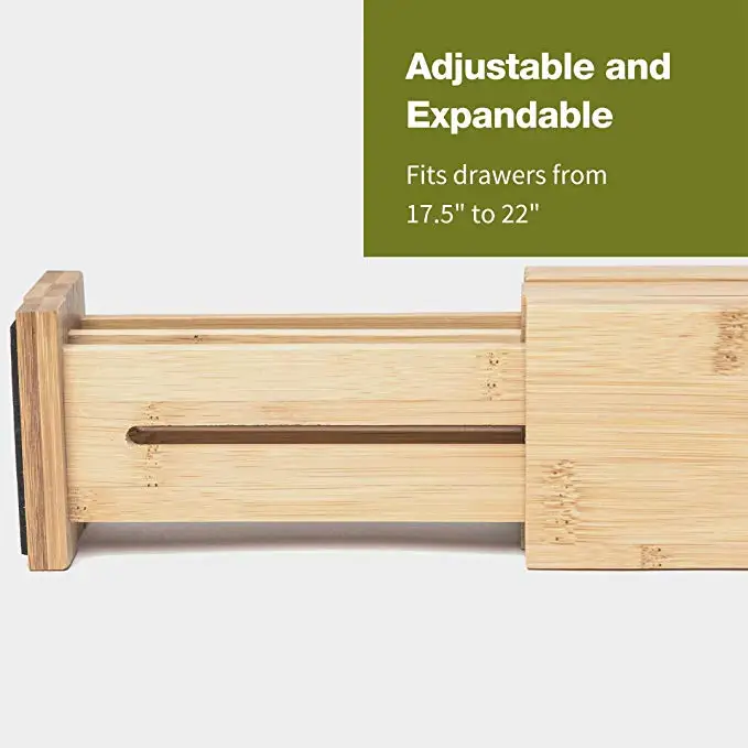 Combohome Натуральный Бамбуковый ящик разделитель органайзер 6 шт. в комплекте