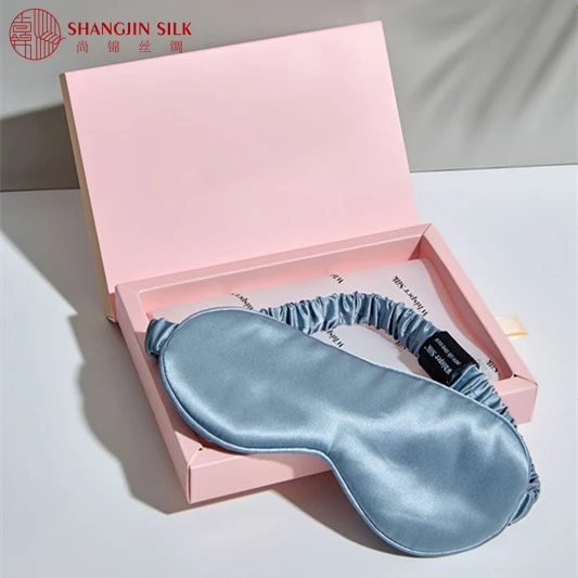 Natural Super Soft 22/25/30 MM 100% Pure Silk Eye Mask With Gift Box