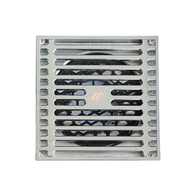 YETE 100*100*57 MM Floor Drain Special For Electroplating Mirror Chrome Plating floor drain Chrome FX