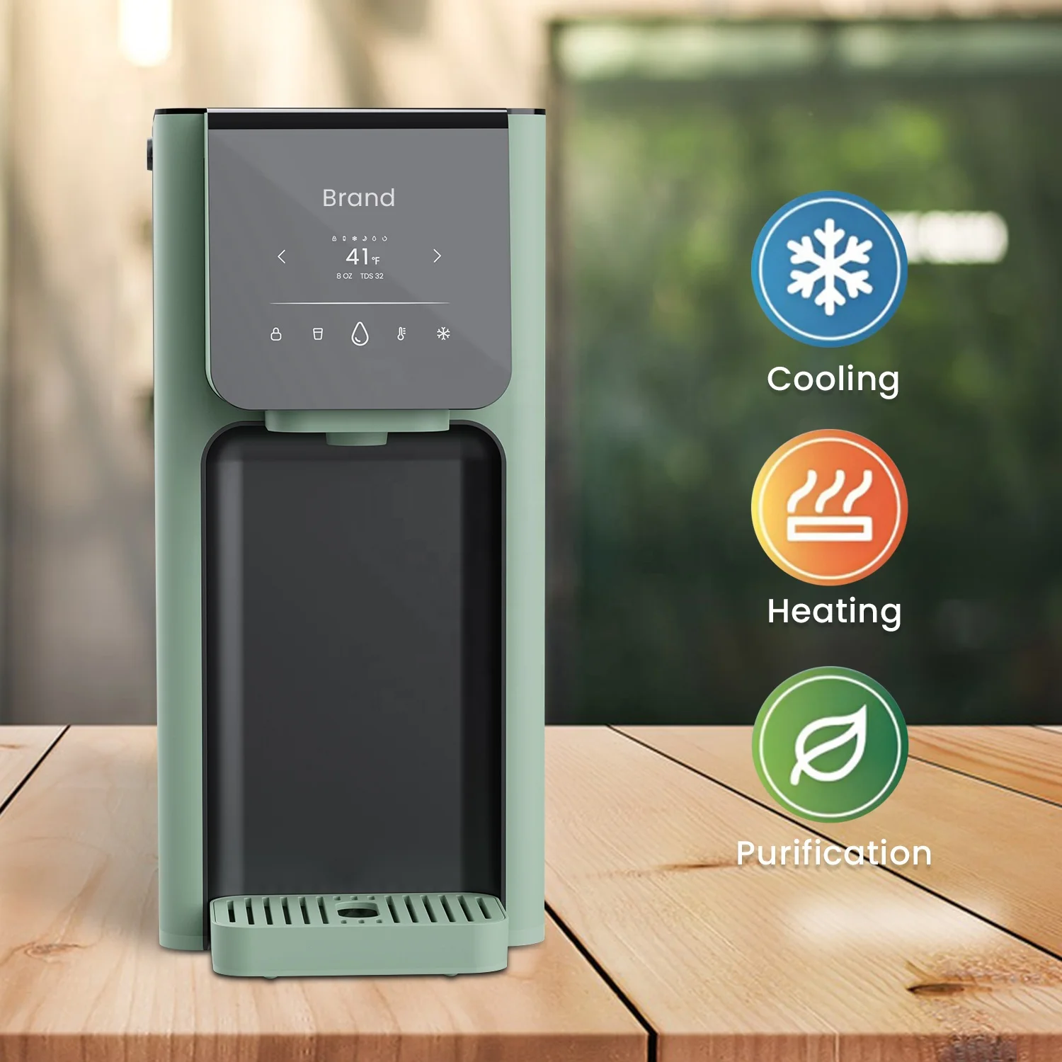 RO Water Dispenser 6 Stage Water Purifiers Cold Water Dispenser With Compressor