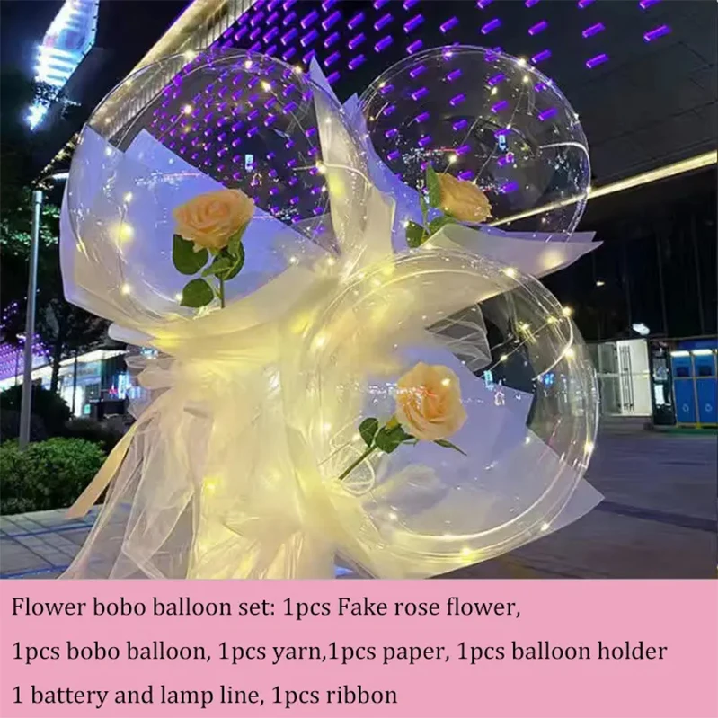 Balloon Bobo Wholesale 10 Inches Round Shape Balloons Clear Transparent Globos PVC Bubble